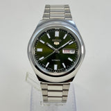 Seiko 5 - Custom Vintage Style Automatic Mens Watch 6309 Olive Green