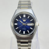 Seiko 5 Automatic – Blue Dial Vintage Style Day-Date Men’s Watch