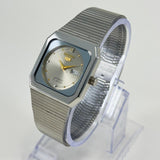 Vintage Seiko 5 - Automatic Women's Watch Square Case Grey Dial Japan