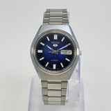 Seiko 5 Automatic – Blue Dial Vintage Style Day-Date Men’s Watch