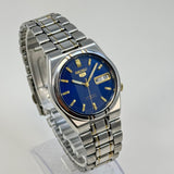 Seiko 5 Automatic Blue Dial 21 Jewels Vintage Men’s Watch 36mm Japan Made