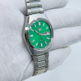 Seiko 5 Automatic – Green Dial Vintage Style Day-Date Men’s Watch