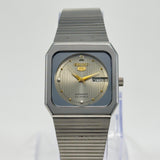 Vintage Seiko 5 - Automatic Women's Watch Square Case Grey Dial Japan