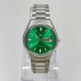 Seiko 5 Automatic – Green Dial Vintage Style Day-Date Men’s Watch