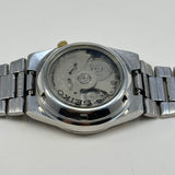 Seiko 5 Automatic Blue Dial 21 Jewels Vintage Men’s Watch 36mm Japan Made