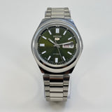 Seiko 5 - Custom Vintage Style Automatic Mens Watch 6309 Olive Green